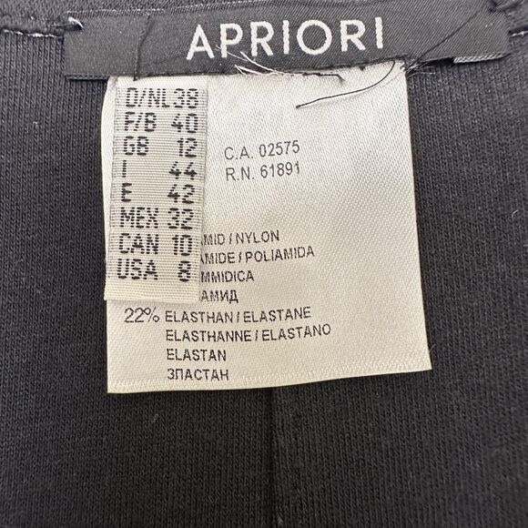 Apriori by Escada Women's Light Pink Full Zip Mock Neck Collar Vest Top Sz 8 - Picture 8 of 16